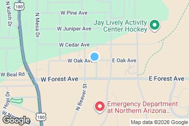 Map image of the property - 109 W Oak Ave