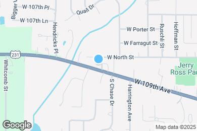 Map image of the property - 800 W Joliet St