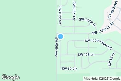Map image of the property - 13719 SW 89 Cir