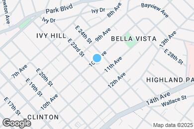 Map image of the property - 1002 E 23rd St