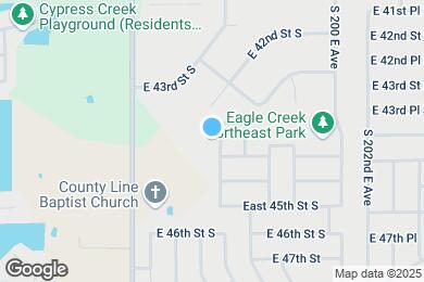 Map image of the property - 4344 S 197th E Ave
