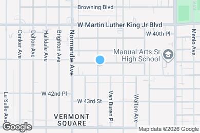 Map image of the property - 1254 W 41st Pl