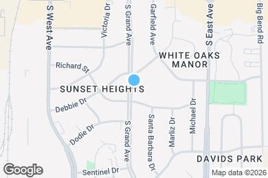 Map image of the property - 1621 S Grand Ave