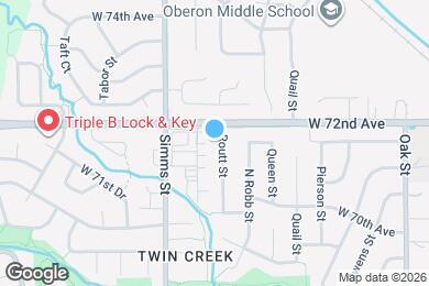 Map image of the property - 7175 Routt St