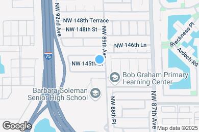 Map image of the property - 8924 NW 145th St
