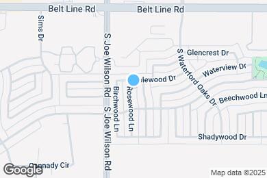 Map image of the property - 208 Rosewood Ln