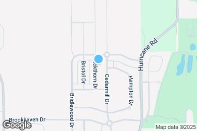 Map image of the property - 2361 Blackthorn Dr