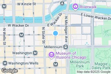 Map image of the property - 175 N Wabash Ave