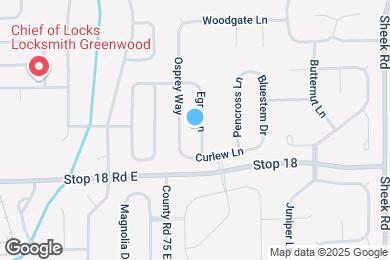 Map image of the property - 1484 Egret Ln