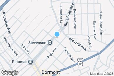 Map image of the property - 2633 Broadway Ave