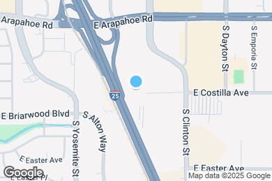 Map image of the property - Furnished Studio-Denver-Tech Center South-Greenwood Village