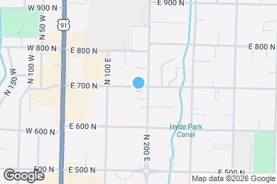 Map image of the property - 186 E 700 N