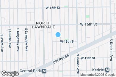 Map image of the property - 1650 S St Louis Ave