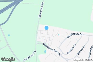Map image of the property - 1513 Barnsley Dr