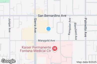 Map image of the property - Ironwood Apartments- Fontana, CA