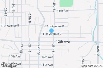 Map image of the property - 2748 11th Ave