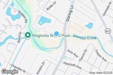 Map image of the property - 1622 Cedar Lake Dr