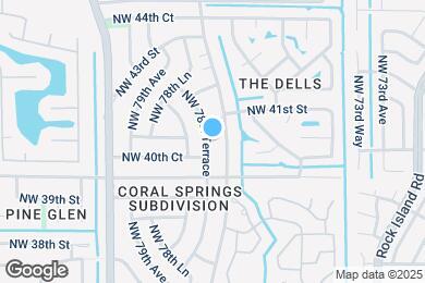 Map image of the property - 4105 NW 78th Ter