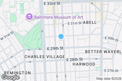 Map image of the property - 2918 N Calvert St