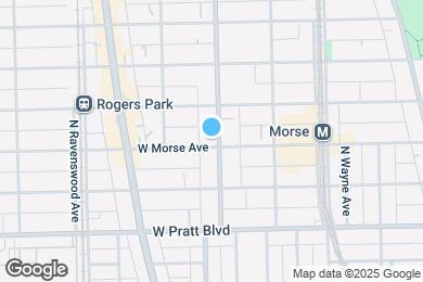 Map image of the property - 6948 N Ashland Blvd