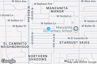 Map image of the property - 4122 W Echo Ln