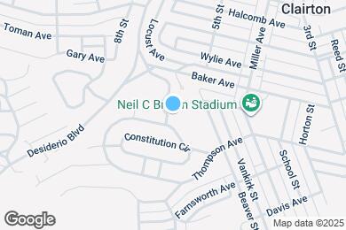 Map image of the property - 753 East Dr