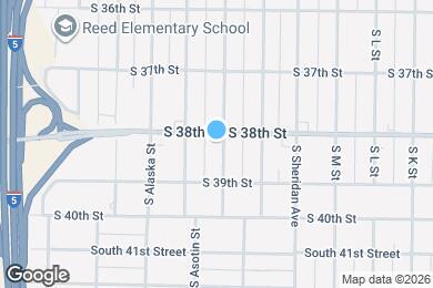 Map image of the property - 3806 S Ainsworth Ave