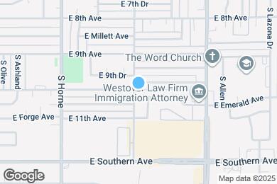 Map image of the property - 1005 S Solomon