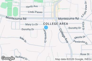 Map image of the property - 5027 Campanile Dr