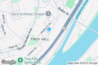 Map image of the property - 1602 Lowrie St