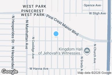 Map image of the property - 6606 N Cameron Ave