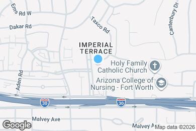 Map image of the property - The Ridgmar Oaks Apartments