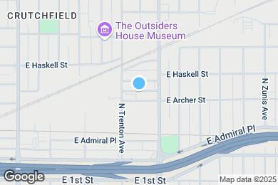 Map image of the property - 1623 E Archer St