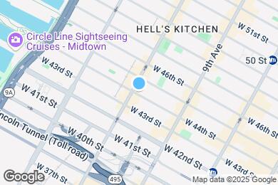 Map image of the property - 461 W 44th St