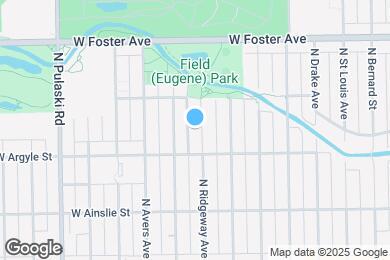 Map image of the property - 5024 N Ridgeway Ave
