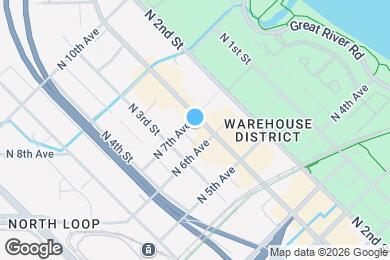 Map image of the property - The Copham - Minneapolis North Loop