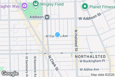 Map image of the property - 909 W Cornelia Ave