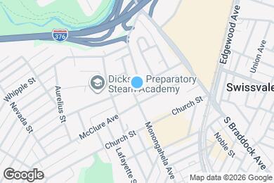 Map image of the property - 1703 Monongahela Ave