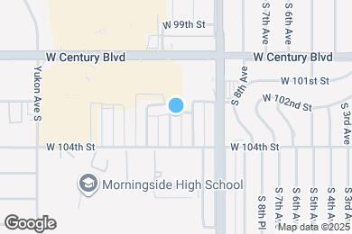 Map image of the property - 10214 Woodworth Ave