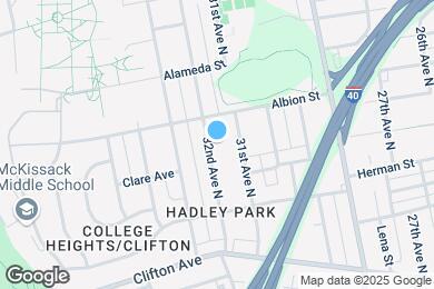 Map image of the property - 930 32nd Ave N