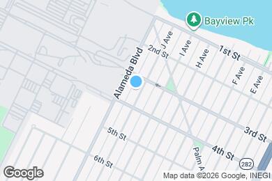 Map image of the property - 336 J Ave