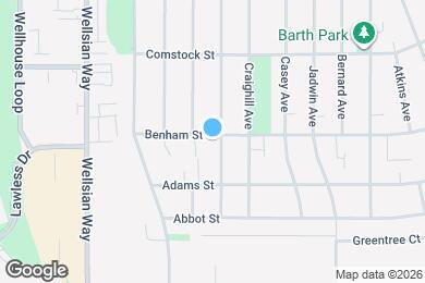 Map image of the property - 1005 Benham St