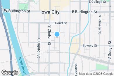 Map image of the property - 527 S Dubuque St