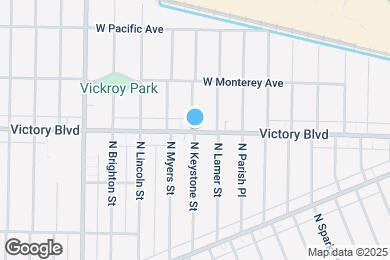 Map image of the property - 2019 W Victory Blvd