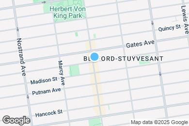 Map image of the property - Charming 1 BED in Bed Stuy Brownstone!