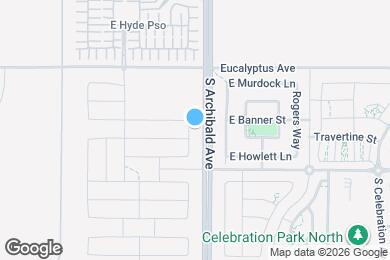 Map image of the property - 4725 S Mae Way