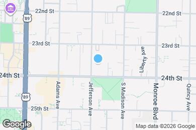 Map image of the property - 2360 Jefferson Ave