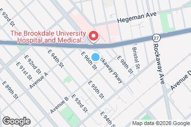 Map image of the property - EAST 96 STREET