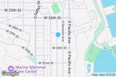 Map image of the property - 2838 S Kerckhoff Ave