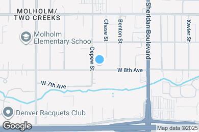 Map image of the property - 5527 W 8th Ave